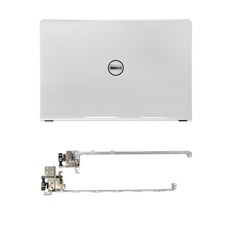 LCD Back Cover/Front Bezel/Hinges/Palmrest/Bottom Case/Door Cover For Dell Inspiron 15 5000 5555 5558 Non Touch White: A Hinges