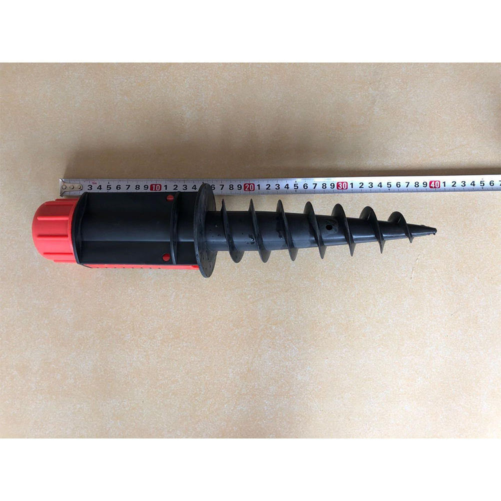 Large Size Plastic Spiral Beach Sand Grabber Sun Umbrella Anchor With Folding Handle For Garden Outdoor Furniture Durable