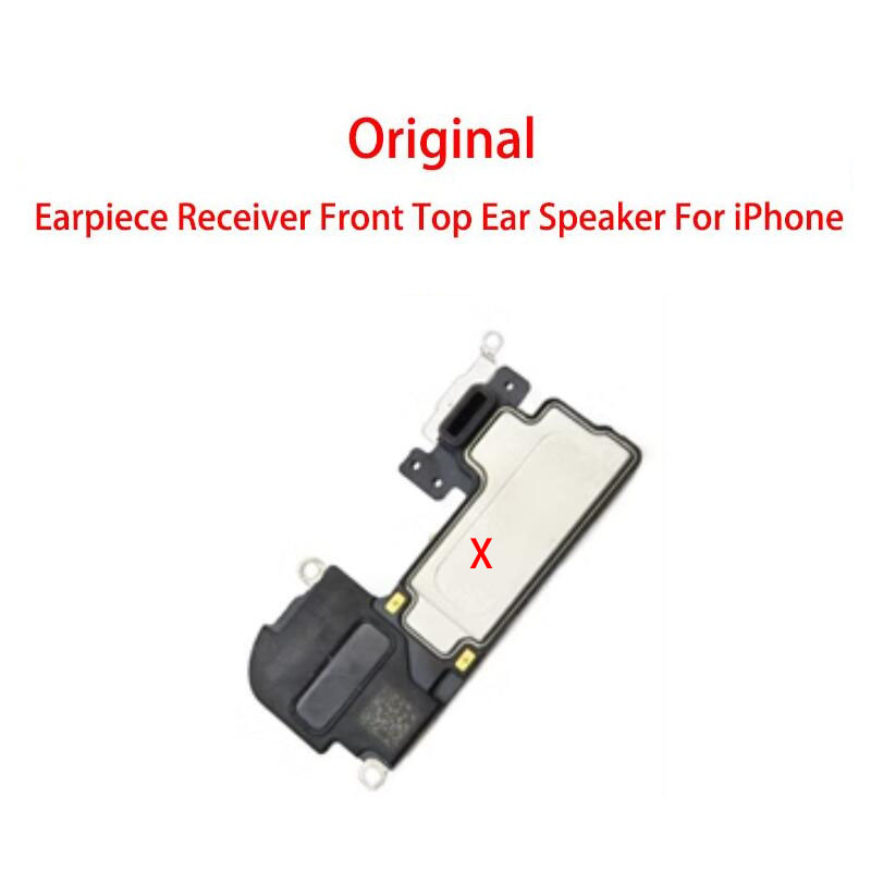 Auricular frontal superior Original para iPhone X Xr Xs Max, altavoz, auriculares, receptor de sonido flexible