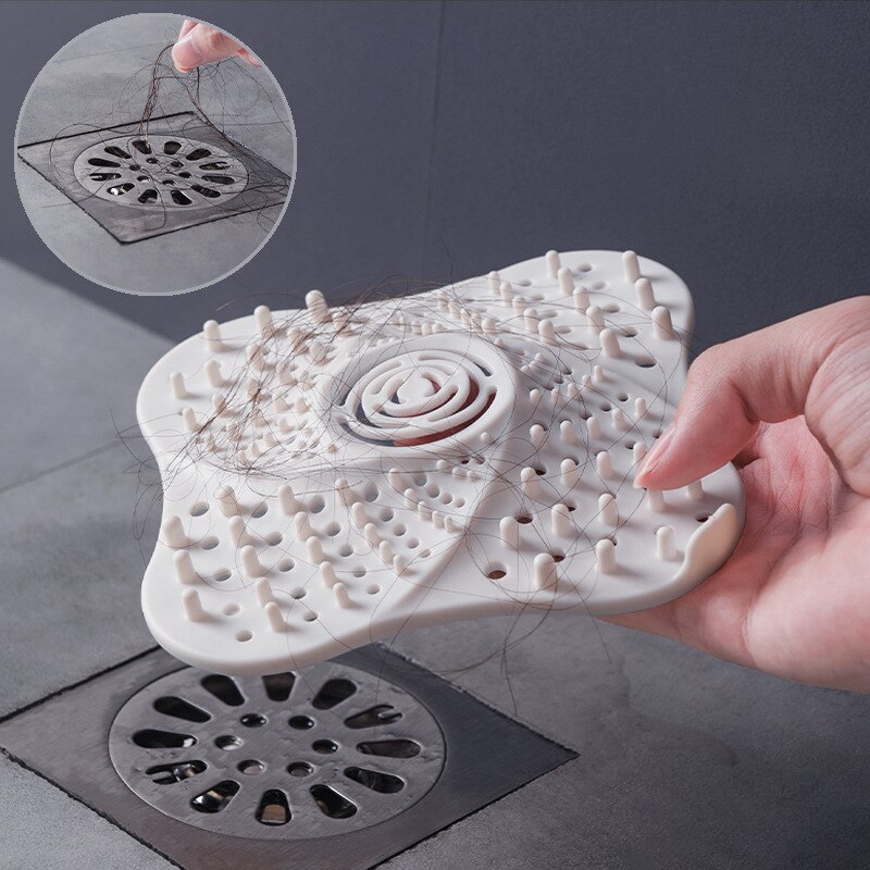 Anti-blocage capteur de cheveux bouchon de cheveux bouchon piège douche plancher Drain couvre évier crépine filtre salle de bains cuisine accessoires
