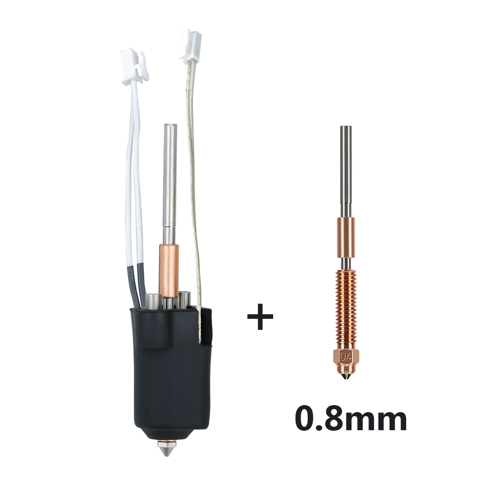 Ender 3 V3 Hotend Ceramic Print Head Ender 3 V3 Plus Nozzle for Ender 3 V3 Plus Extruder End for Ender 3-V3 Plus 3D Printer: Silver