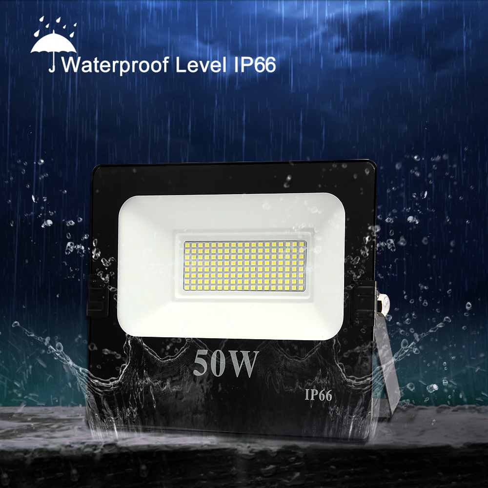 AC175-260V FloodLight Outdoor Lighting Projector Reflector Exterior wall waterproof Garden Square LED Spot 10W-400W Flood light