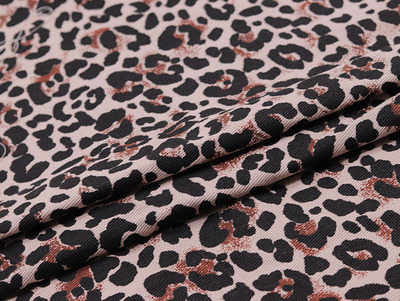 Telas de lona de algodón grueso de leopardo por medio metro grueso Antiabrasión costura sombrero bolsas abrigo pantalones DIY Tissus 50X150cm Tela: CAMEL