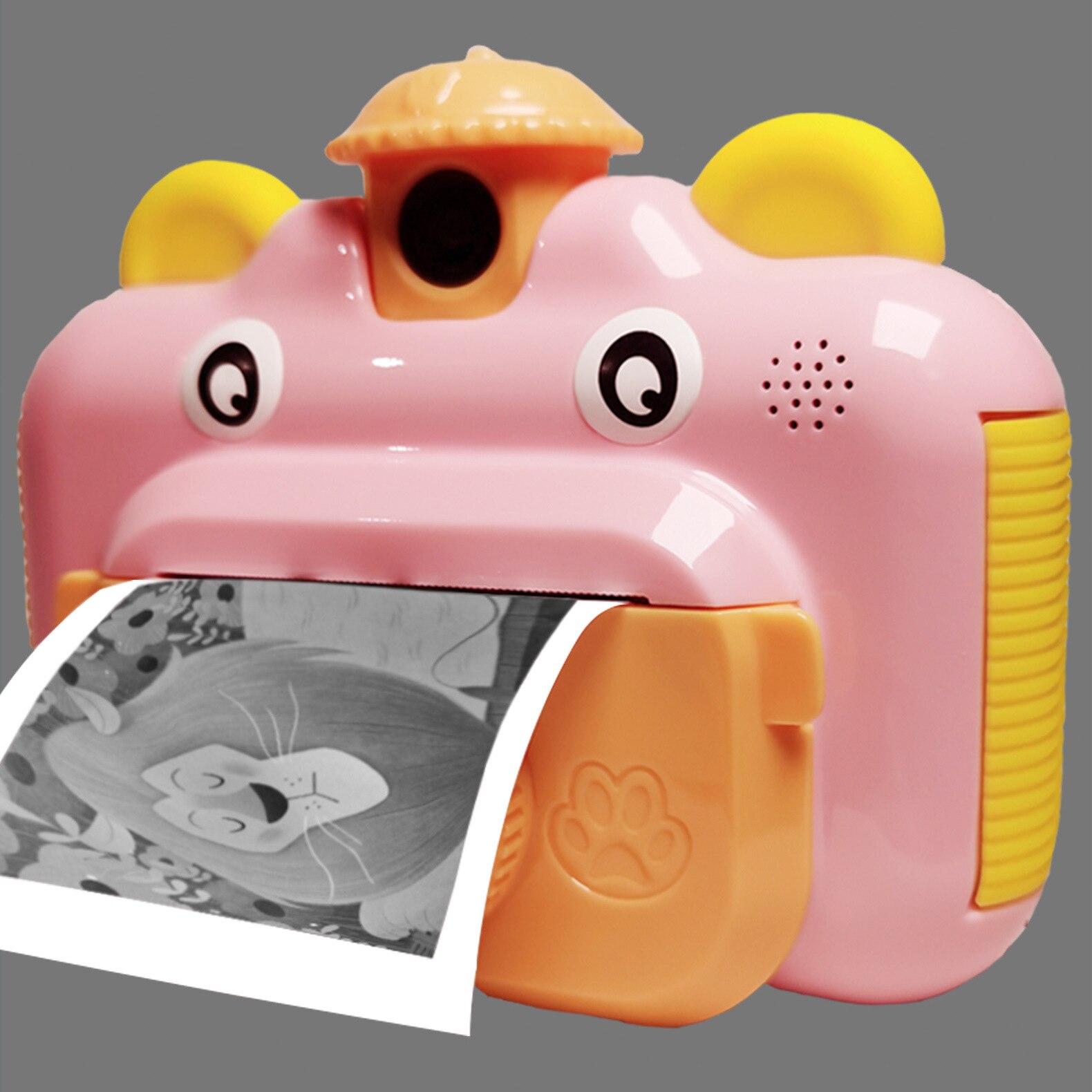 Barn intelligent digital high-definition kan fotoseanse utskrivbar baby bærbar kan doodle leketøy kamera: Svært kompatibel rosa