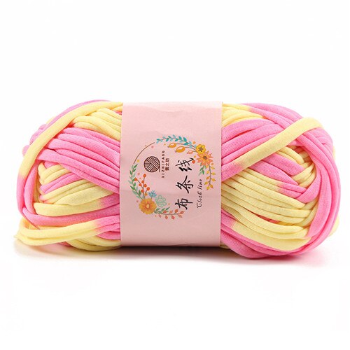 Hilo grueso de algodón suave para ganchillo, hilo grueso para tejer a mano, bolsa, cesta, alfombra, manta, 100G por bola: 8