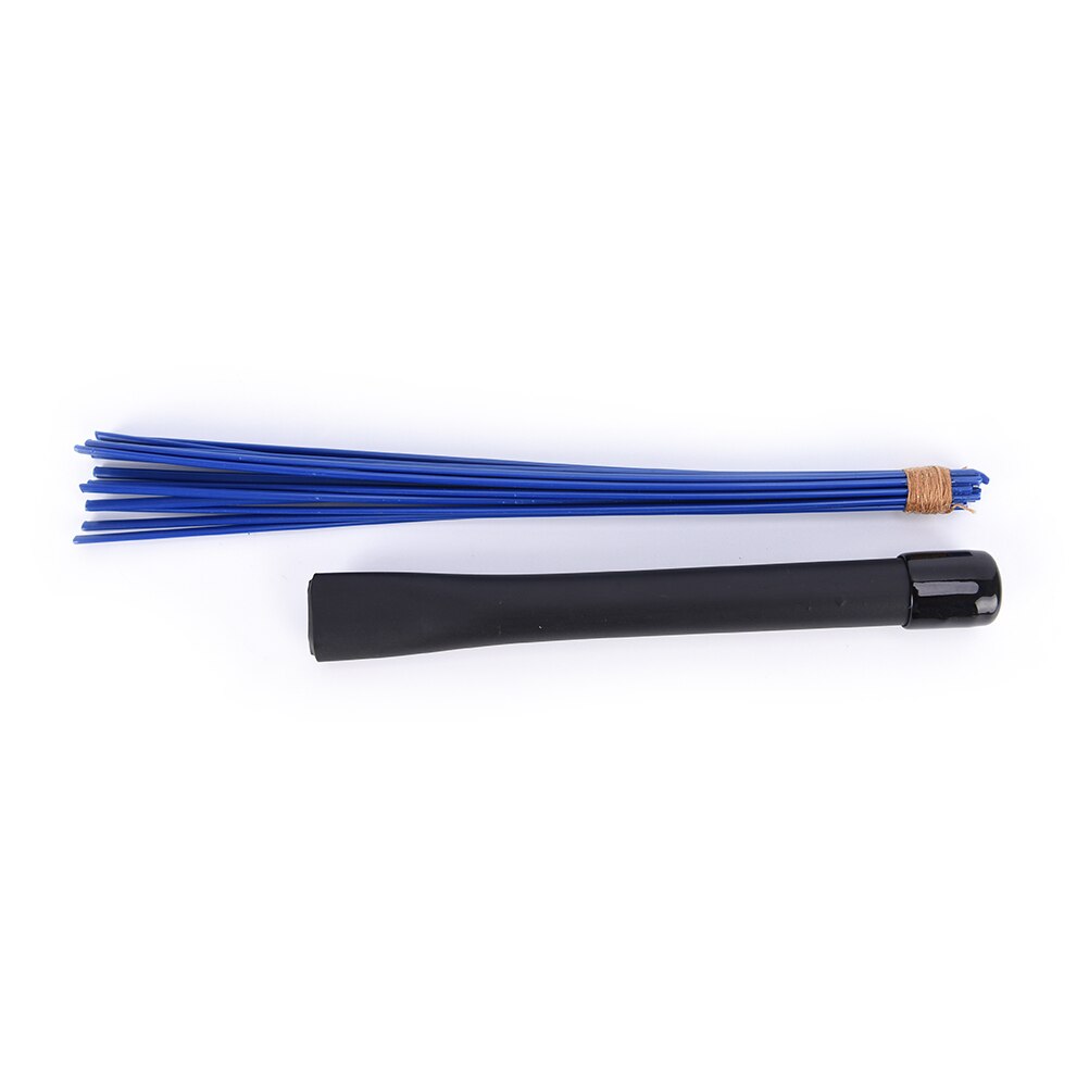 Escobillas para Batería de Jazz, retráctiles, de 32cm en negro y azul, 1 unidad