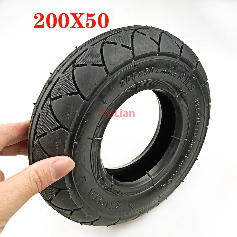 200X50 Front Wheel for Electric Scooter Balancing Car 8 Inch 8x2 Inflatable Tire Wheels