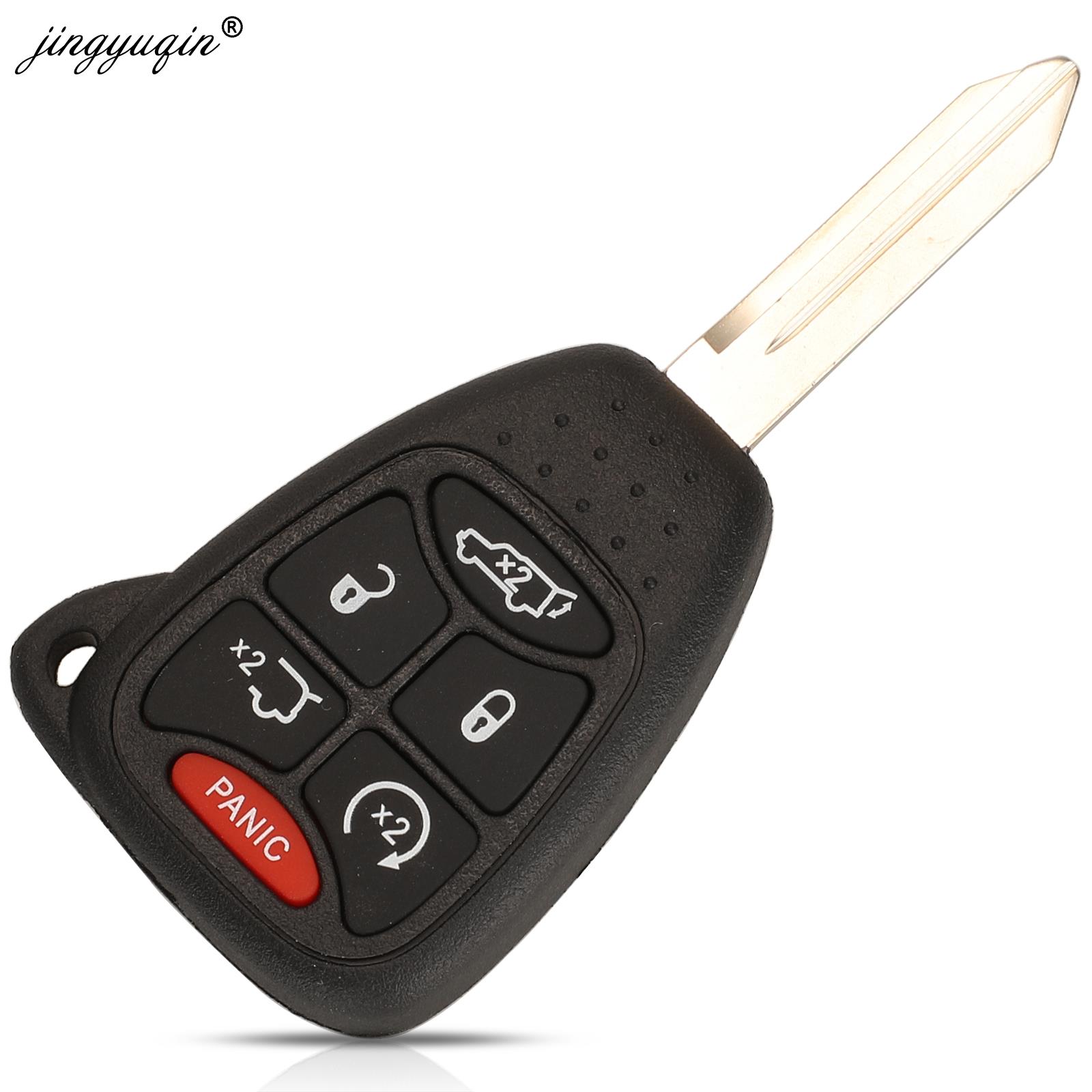 jingyuqin Remote Car key 315/433Mhz ID46 for Chrysler/JEEP/DODGE 300 200 Aspen Sebring Commander CE0888 OHT692713AA OHT692427AA