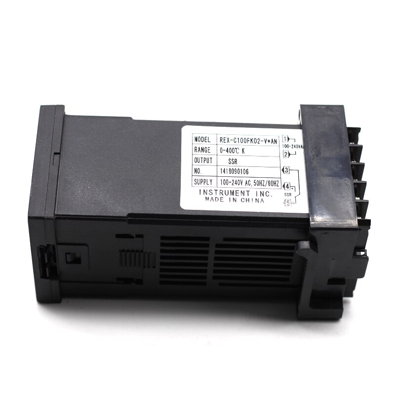 Digital 220V PID REX-C100 Temperature Controller + max.40A SSR + K Thermocouple PID Controller Set + Heat Sink