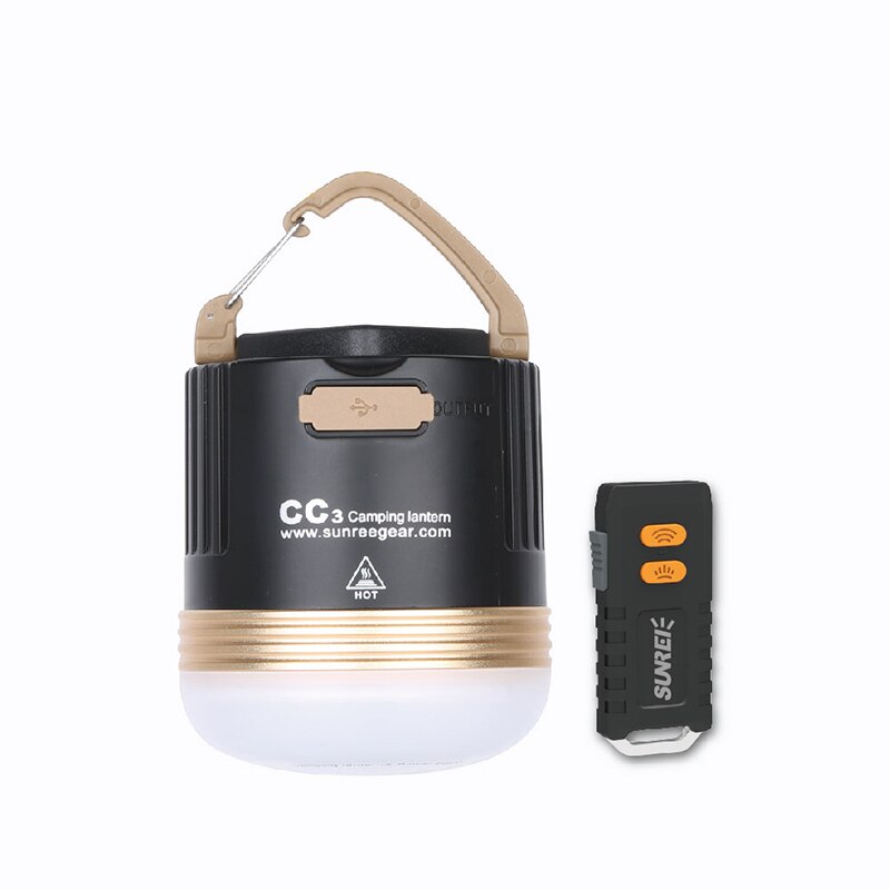 SUNREI CC3 Rechargeable Outdoors Camp Lamp Emergency Lamp Portable Waterproof Climbing LED Lantern Solar USB 9900mAh Battery