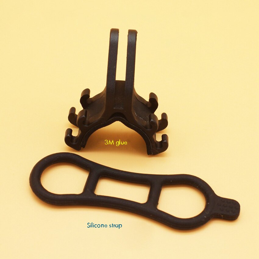 Flashlight Holder Clip Mount Bracket for Bicycle Bike Cycling Part Adjustable Compatible with Camera Mount Holder Adapter