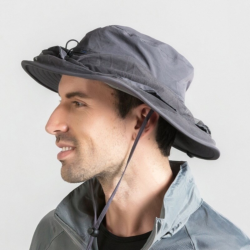 Gorro antimosquitos para exteriores, Protector facial de malla para viajes, Camping, cuidado de la salud