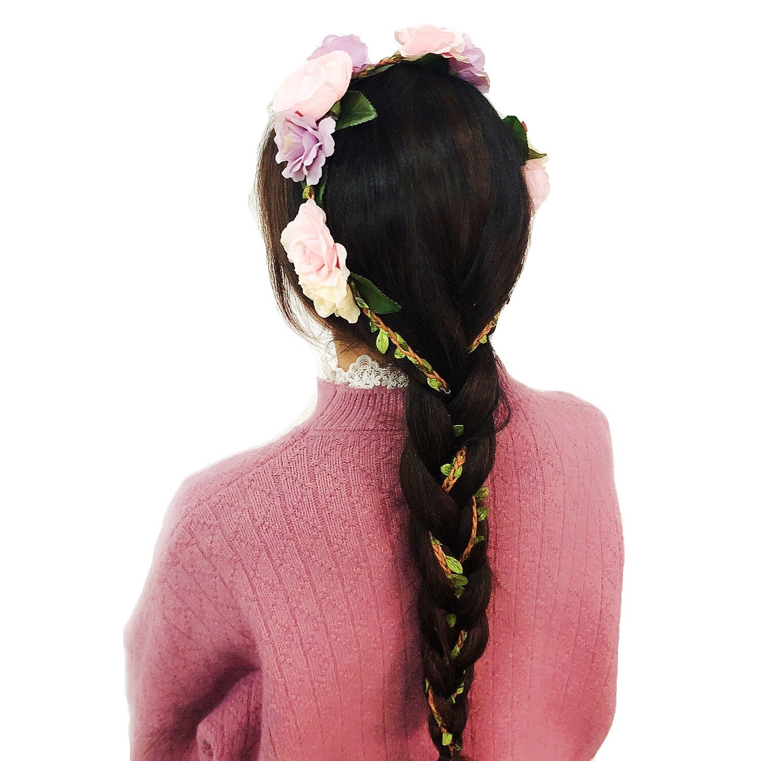 Ornamenti eleganti cintura fusciacche fatte a mano cintura da sposa simulato fiore rosa sposa festa festa fotografia vita ragazze