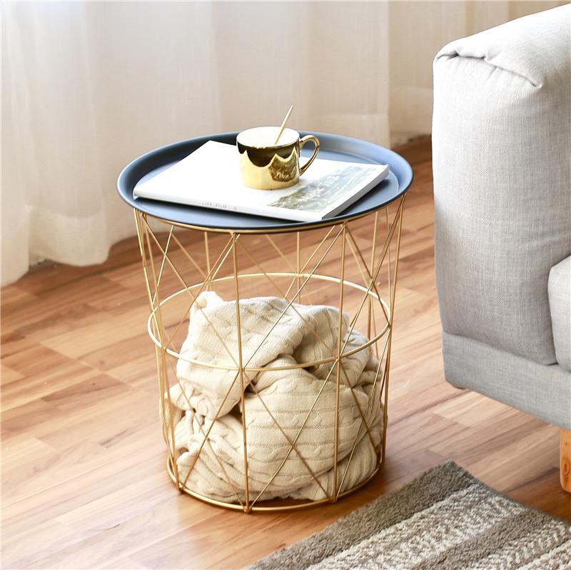 600 Nordic style wrought iron baskets ins storage basket dirty clothes storage bucket storage storage basket with cover home