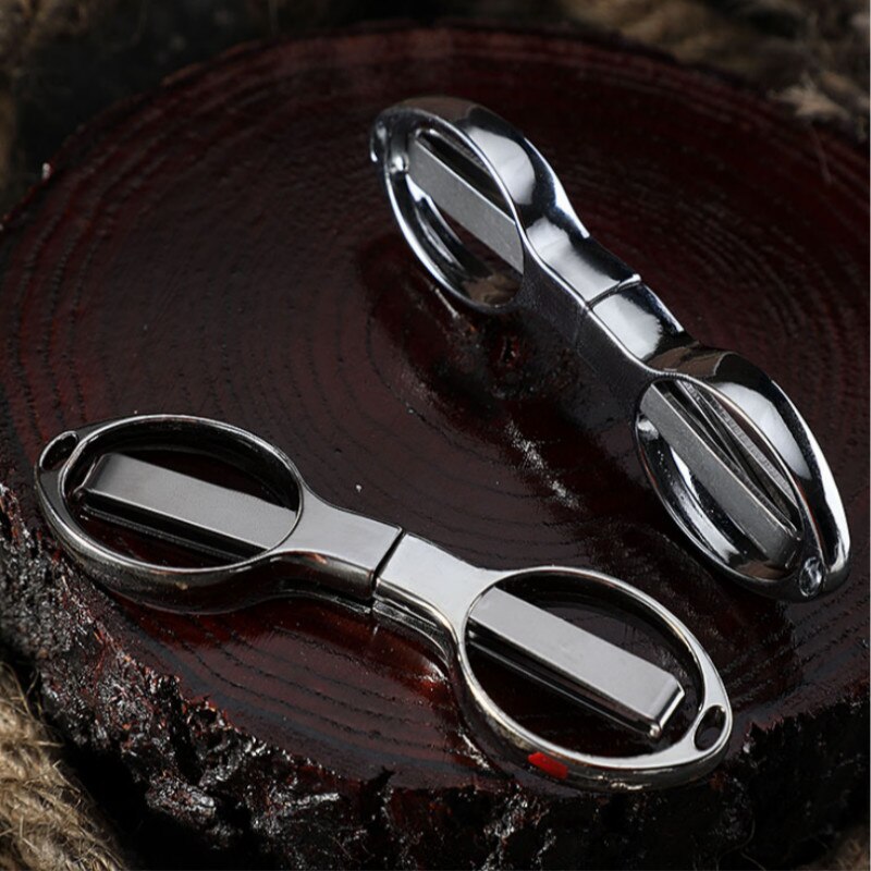 Durable Stainless Steel Foldable Sissors Portable Handmade Crafts Scissors Stationery Folding Scissors DIY SewingTool Home Tools
