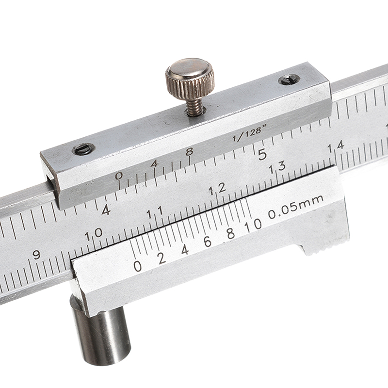 200mm Stainless Steel Vernier Caliper Scale Parallel Marking Gauge Vernier Caliper With Protective Bag 0.1mm Accuracy