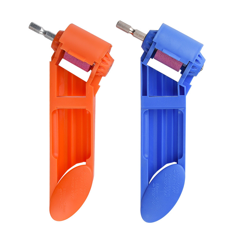 Portable Twist Drill Bit Sharpener Sharpening Tool Drill Sharpener Wrench Corundum Grinding Wheel Millstone Accessories set