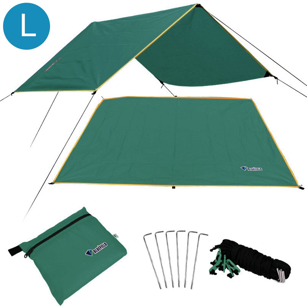 Awning Sun Shelter Beach Outdoor Camping Mat Blanket Garden Sun Awning Canopy Sunshade Hammock Rain Fly Tarp Waterproof Tent: G264072A