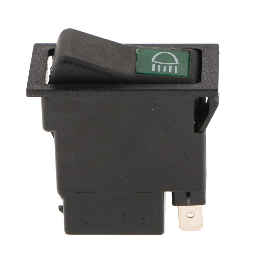 Black Truck Engineering Train Headlight Rocker Toggle Switch On Off Button