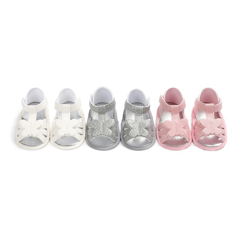 Children Summer 0-18M Newborn Infant Baby Girl Princess Floral Sandals Sneakers Toddler Soft Crib Walkers Shoes