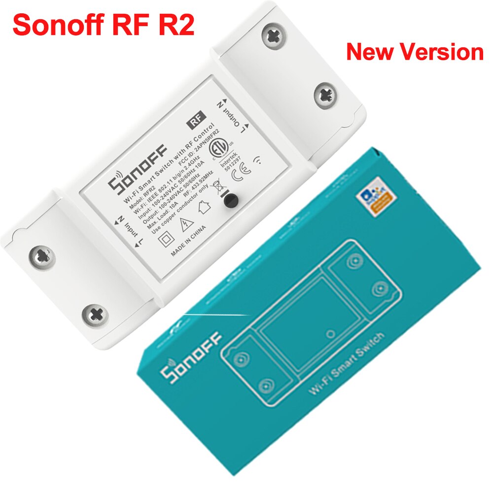 Sonoff Rf R2 Wifi Smart Switch Smart Home Afstandsbediening Timer Diy Schakelaar Met 433Mhz Rf Ontvanger Via Ewelink werken Met Alexa
