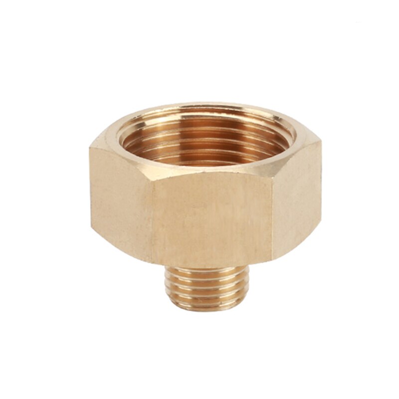 Brass 1/8 1/4 3/8 1/2 3/4 Female to Male Threaded Hex Bushing Reducer Copper Pipe Fitting Water Gas Adapter Coupler Connector