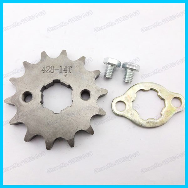 Pit crossmotoren 14 Tand 20mm ID 428 voor motor tandwiel voor 50cc 70cc 110cc CRF XR SDG KLX motorfietsen quad atv