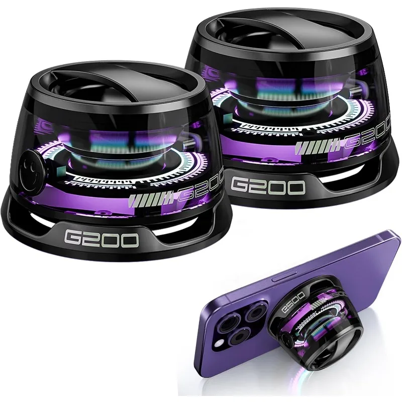 Altavoz Bluetooth portátil magnético G200 Mini caja de sonido Bluetooth magnético altavoz Rgb multifuncional Bluetooth 5,3