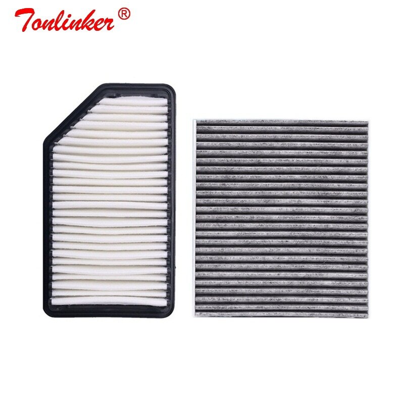 Filtro de aire de cabina, 2 uds. Para Hyundai Solaris 1.4L 1.6L G4FA G4FC, juego de filtro múltiple para coche 28113-1R100 97133-0C000