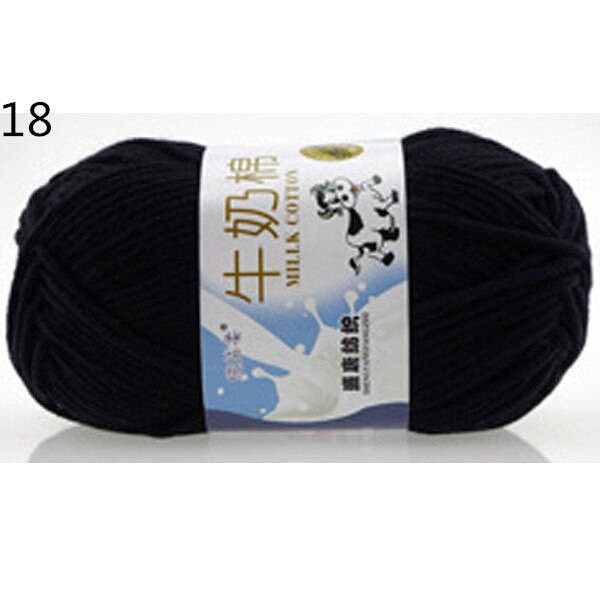 Warm DIY Milk Cotton Yarn Baby Wool Yarn for Knitting Children Hand Knitted Yarn Knit Blanket Crochet Yarn: 18