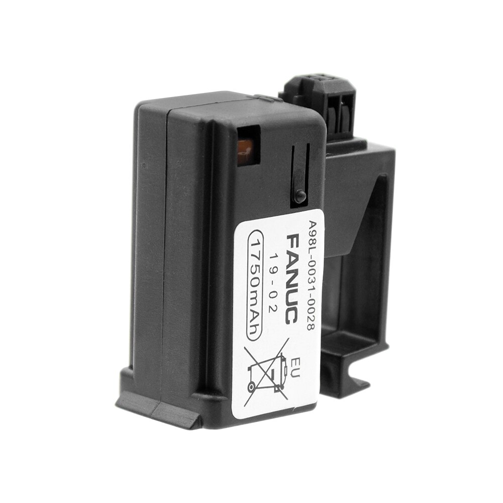 Batterie Lithium-Ion 3V 1750mAh A98L-0031-0028 Li-ion pour système Fanuc CNC A02B-0323-K102 Plc Batteries de secours pour ordinateurs