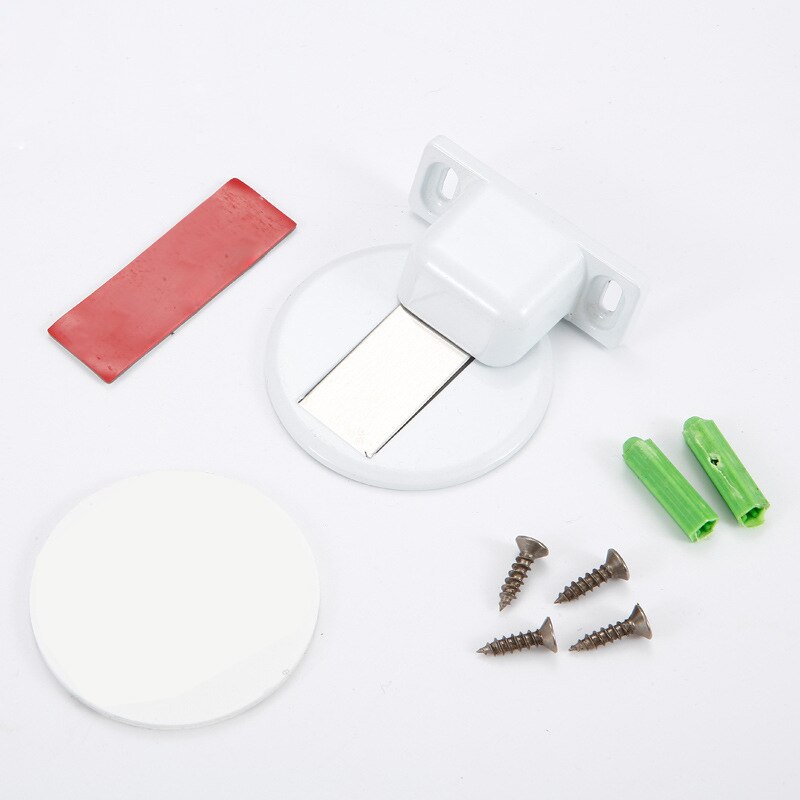 Magnetic Door Holder Stopper Invisible Doorstop Wall Floor Mount Safety Catch Stainless Steel Door Suction Bedroom Supplies: 7