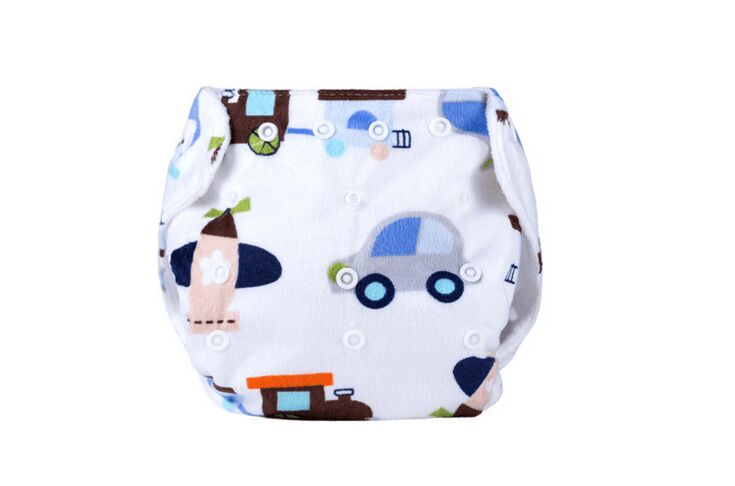Baby products Baby cloth diapers washable diapers breathable diapers anti pocket snap diapers pants thick supersoft printing #51