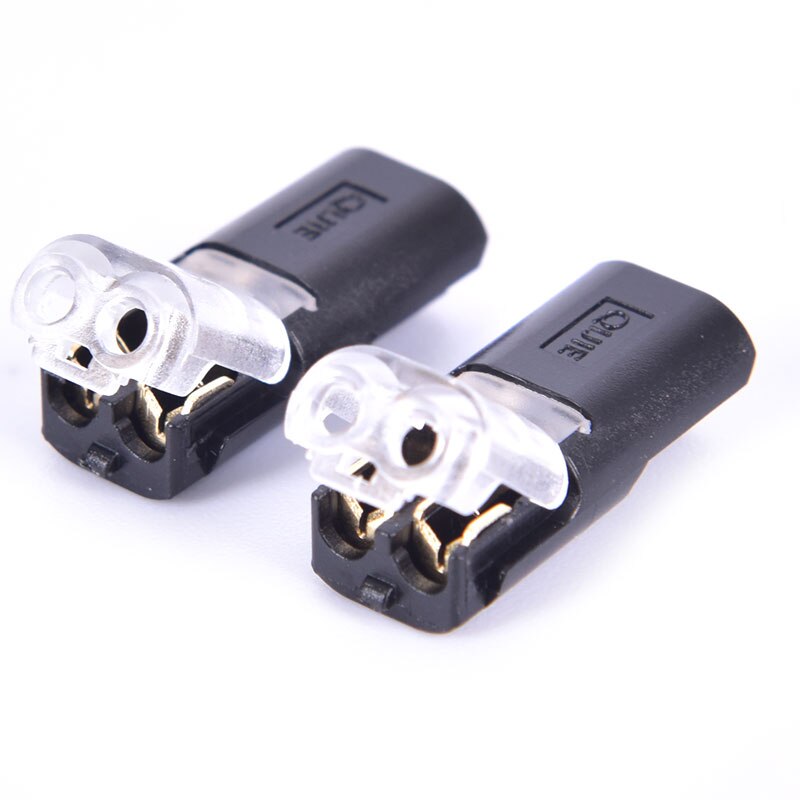 2 pin Pluggable Spring Scotch Lock Cable Connector Wire Quick Splice Connectors
