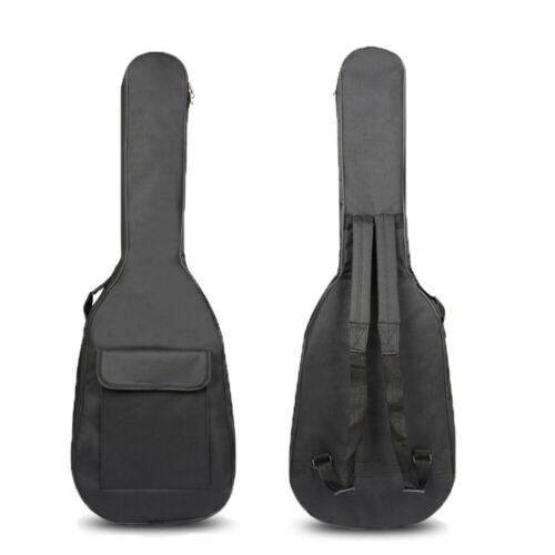 Lokale Voorraad Dubbele Bandjes Gewatteerde Waterdichte Elektrische Basgitaar Tas Soft Case Gig Bag/: Default Title