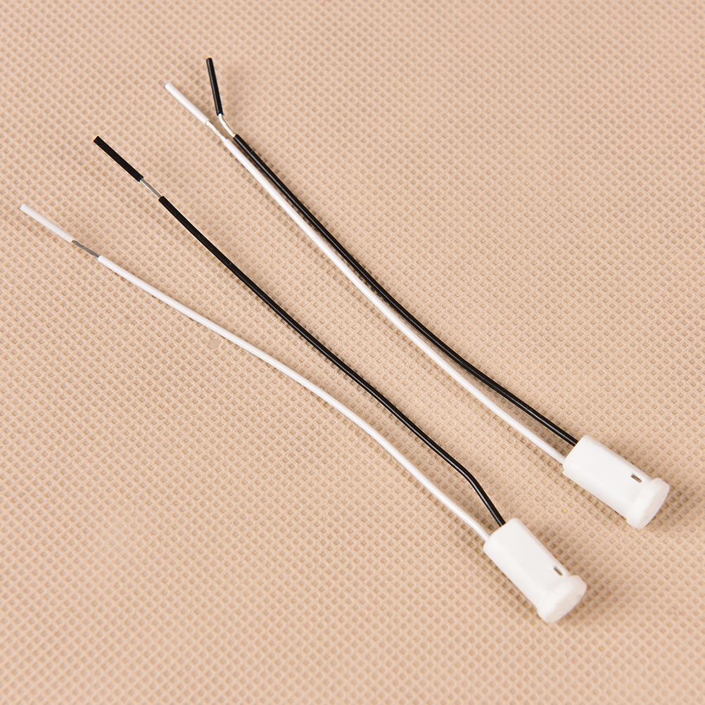 10 pz/lotto G4 portalampada portalampada cristallo ceramica e porcellana 20CM per Led/G4/lampadina spina 12V 10-20W strumenti di illuminazione