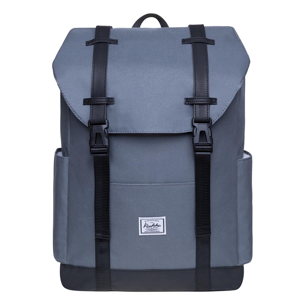 KAUKKO School & Leisure Modern daypack made of polyester for university office - daypack for 14 "laptop, 18L