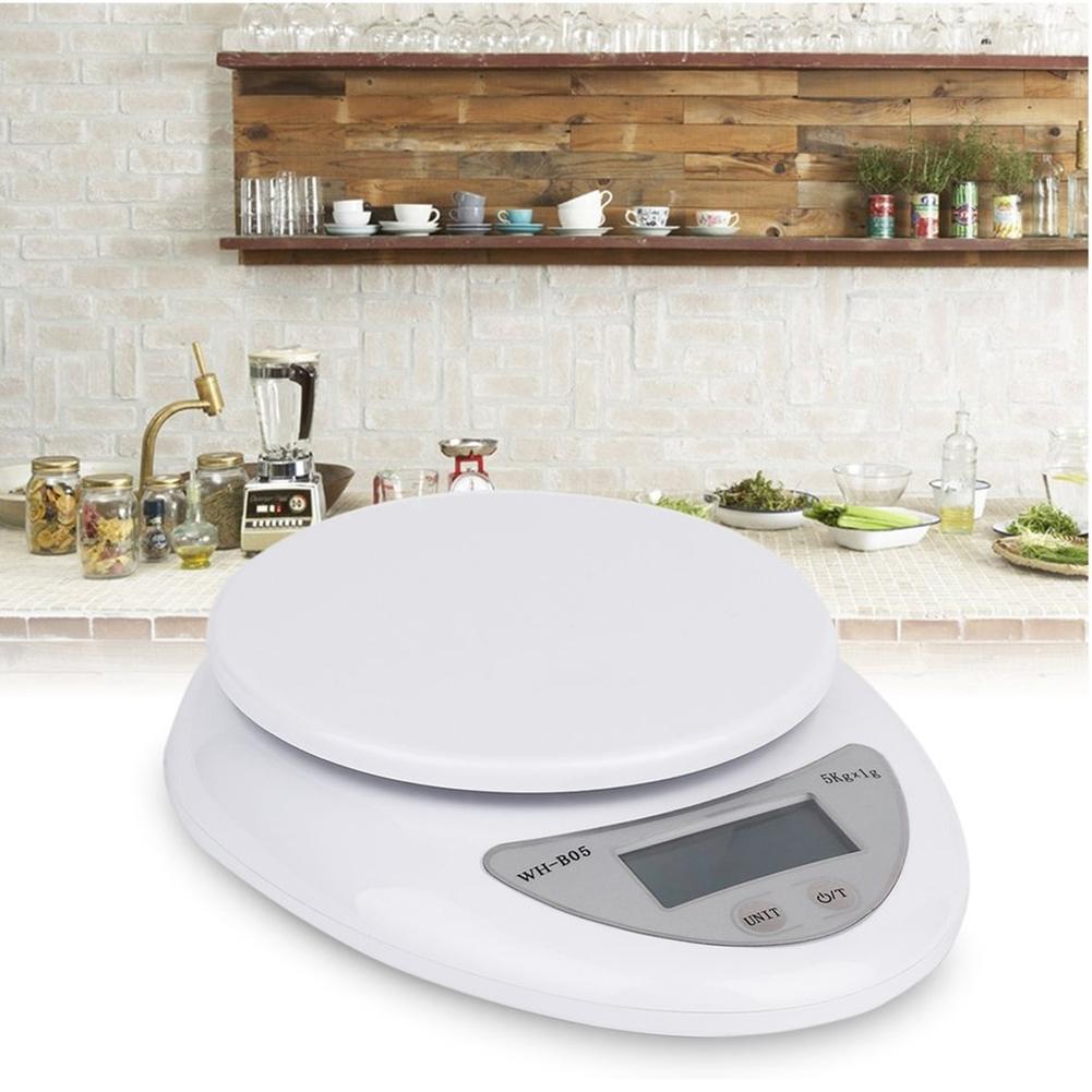 5kg/1g Portable Digital Scale LED Electronic Scales Postal Food Measuring Weight Kitchen LED Electronic Accurate Scales