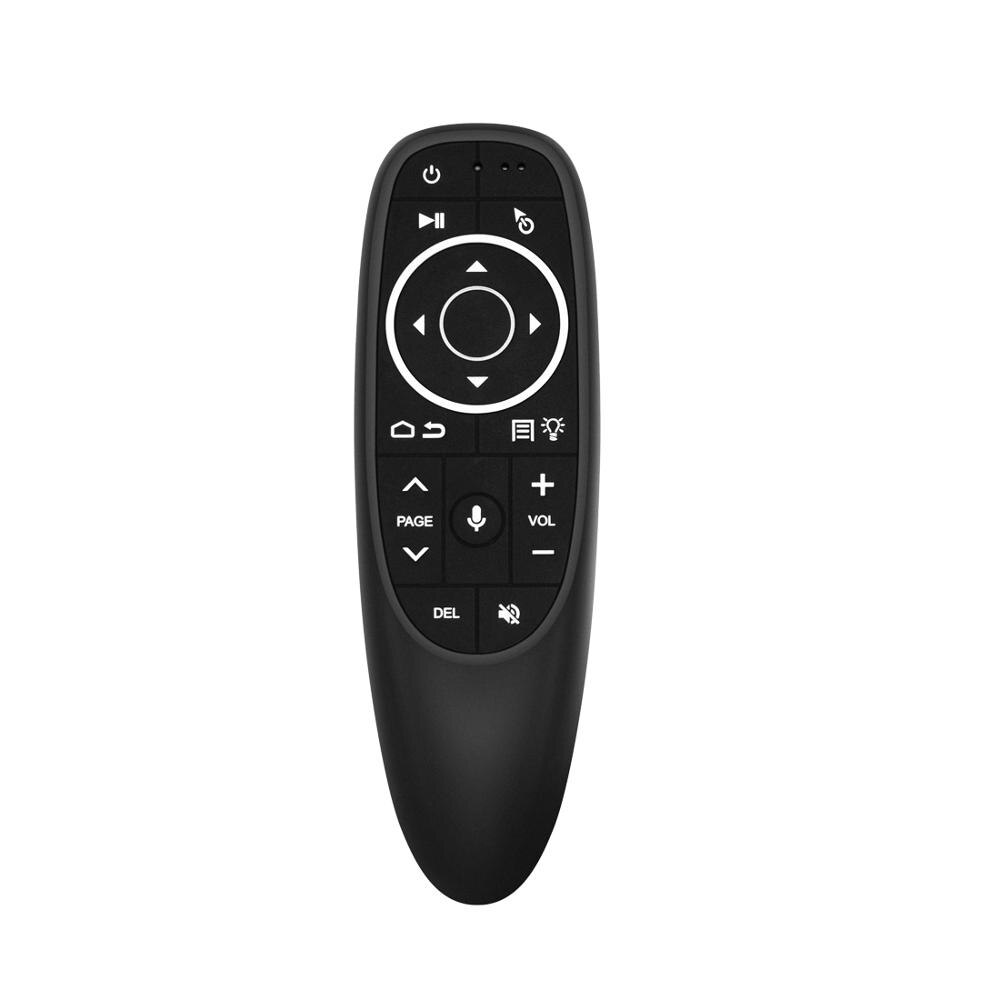 Mando a distancia G10s pro para caja Android tv, dispositivo inalámbrico y micrófono con giroscopio, con retroiluminación, Control por voz, 2,4G, IR, aprendizaje