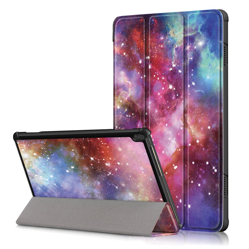 fallen Für Lenovo Tab M10 tb x505x x505l x505f fallen Tri-Falten Leder Magnetische Tablette Funda Für Lenovo Tab M10 fallen tb-x605f: YHX / Tab M10 TB X605F L
