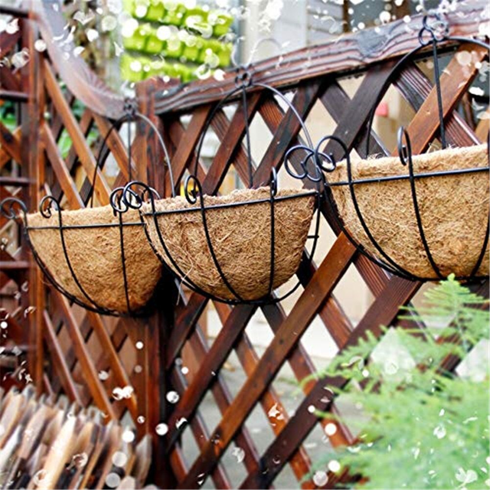 Half Round Coco Liner Half Circle Wall Planter Coco Fiber Replacement Liners For Wall Hanging Baskets