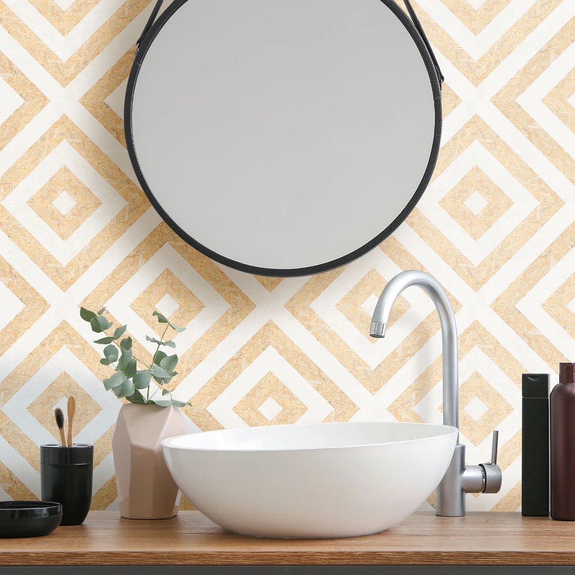 Blue Yellow Floor Tile Sticker Panel Peel and Stick Decal Vinyl Floor Tile Sticker Kitchen Backsplash Carreaux de Ciment