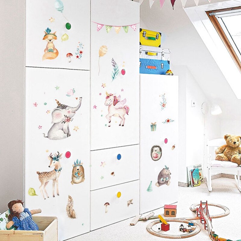 Heldere sterrenaccenten muursticker kinderkamer