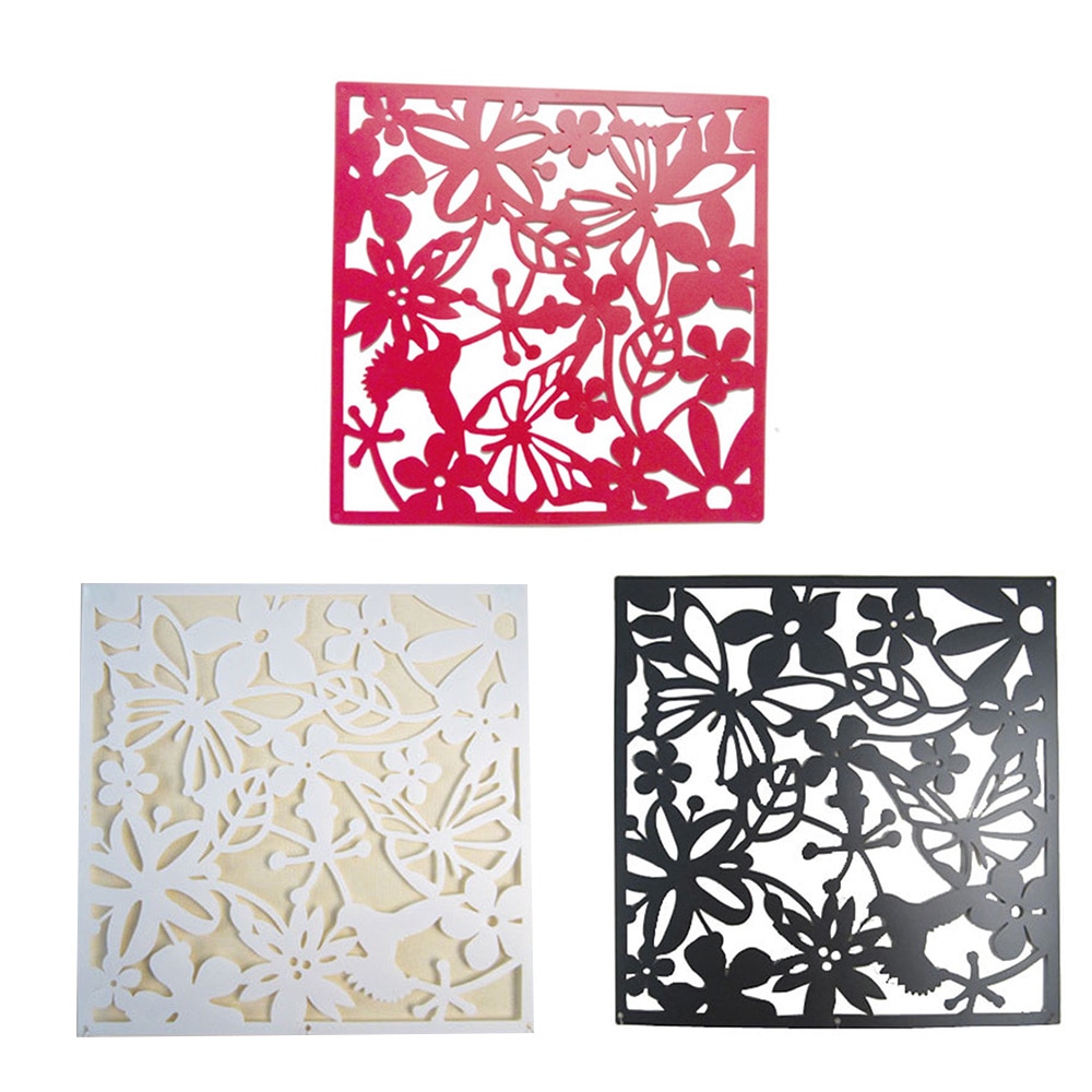 1pc Hanging Room Divider Safety Partition Screen Panels for Home Dining Room Sitting Room Home Hotel and Bar Decoration 40x40cm