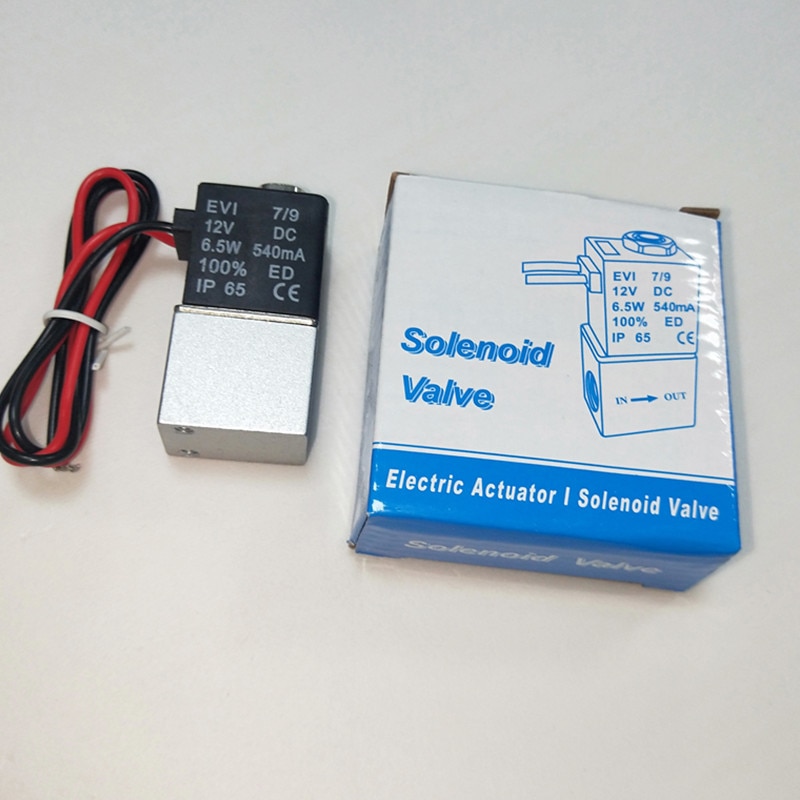 DC 12 V 24 V 110 V 220 V Magnetventil 1/4 "1/8" 2 Weg Normalerweise Geschlossen Direkt wirkende Pneumatikventile Für Wasser Luft Gas Heißer