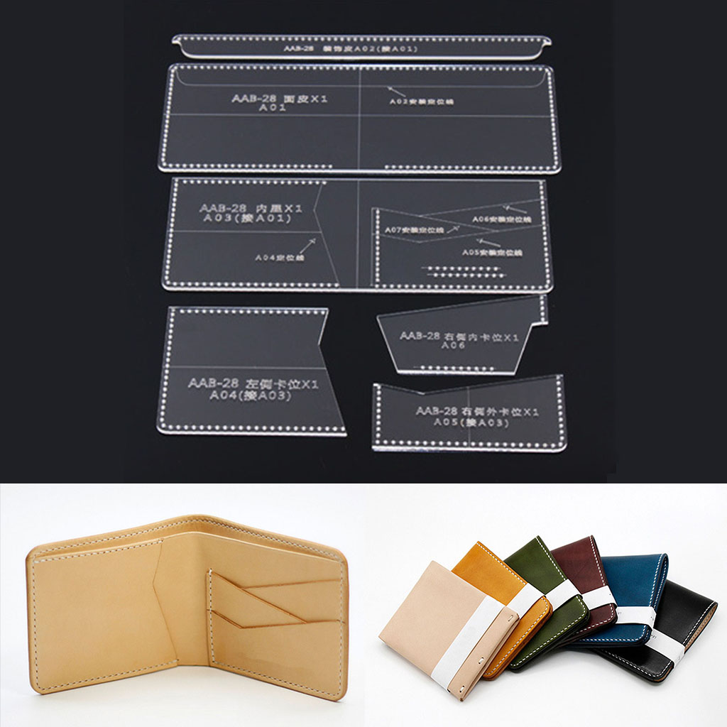 Clear Acrylic Purse Wallet Pattern Stencil Templat... – Grandado