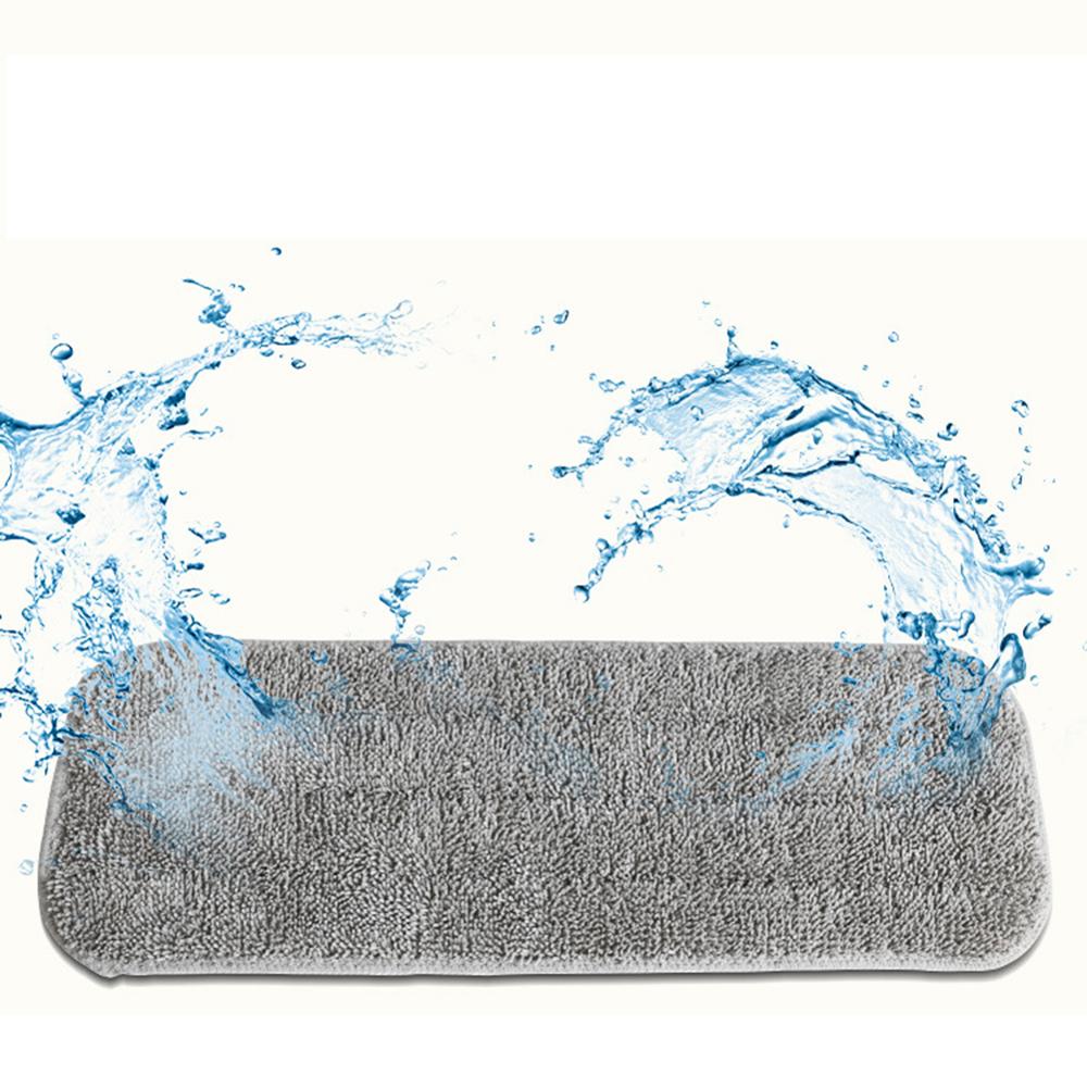 3PCS Fiber Flat Mop Head Floor Cleaning Cloth Replace Cloth Household Cleaning Mop Accessories Replacement Microfiber Mop Head