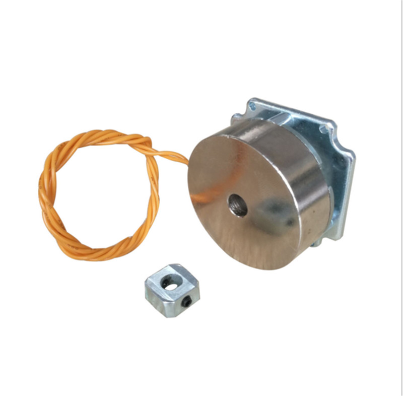 Stepper motor brake DC 24V for NEMA 17 NEMA 23 NEMA34 stepper motor silver color round type motor brake