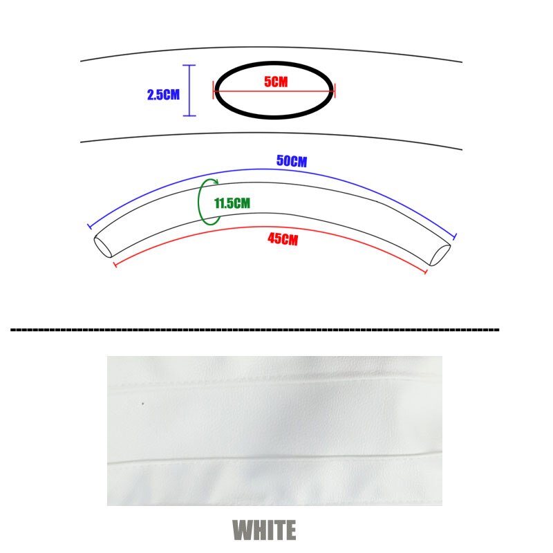 Accesorios para cochecito de bebé, cubiertas protectoras para Reposabrazos de silla de ruedas, funda de Pu, novedad de: Blanco