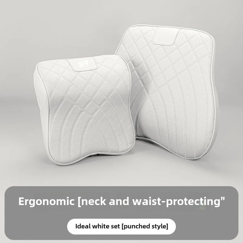 Poduszka podtrzymująca szyję podróżnika X70plus duża Góra morze król X90 zagłówek poduszka podtrzymująca talię akcesoria wewnętrzne dla Jietu C: Oliwa z oliwek